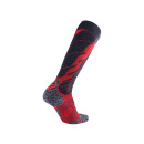 UYN Man Ski Magma Socks dark red / anthracite 35-38