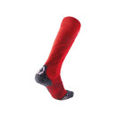 UYN Lady Ski Magma Calze rosso scuro / rosso 35-36