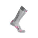 UYN Lady Ski Magma Plus Socks white / light gray 37-38