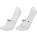 UYN Unisex Ghost 4.0 Socks 2Prs Pack white white/black 35-36