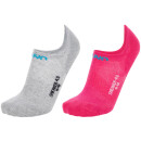 UYN Unisex Sneaker 4.0 Socks 2Prs Pack light grey mel/pink 39-40