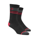 Chaussettes Crank Brothers Trail L/XL, black-red-grey