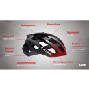 LAZER Unisex Road Genesis MIPS Helmet red black M