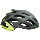 LAZER Unisex Road Blade+ helmet matte dark green flash yellow M